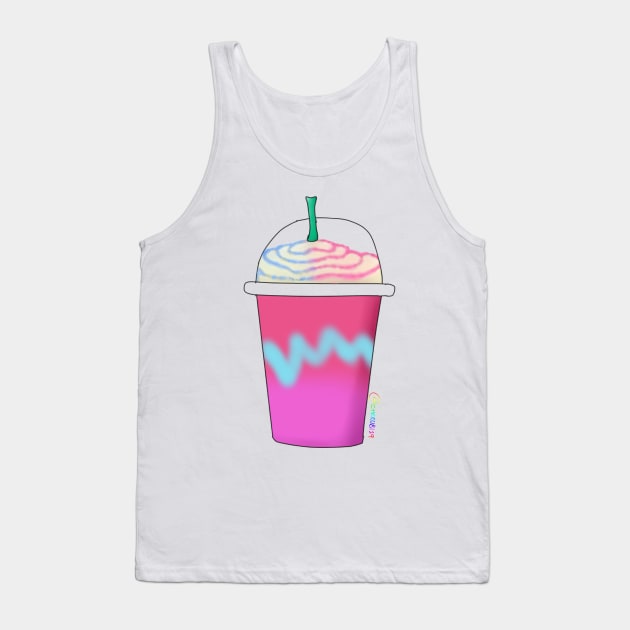 Unicorn Frap Tank Top by cherubi19